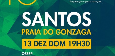 OSESP realiza concerto de encerramento em Santos